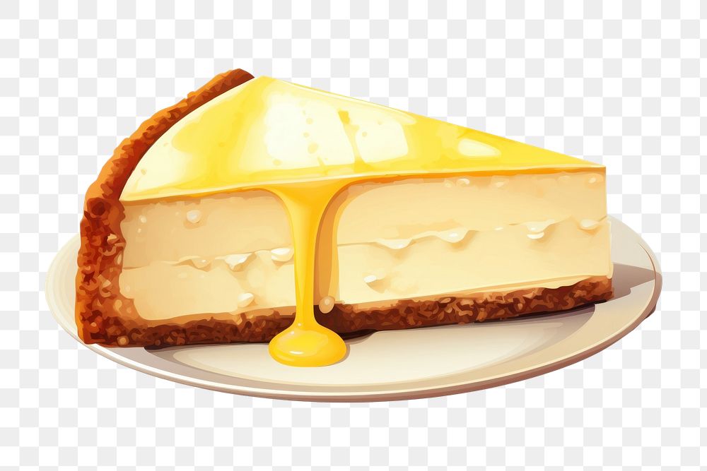 Cheesecake dessert food semifreddo. AI generated Image by rawpixel.