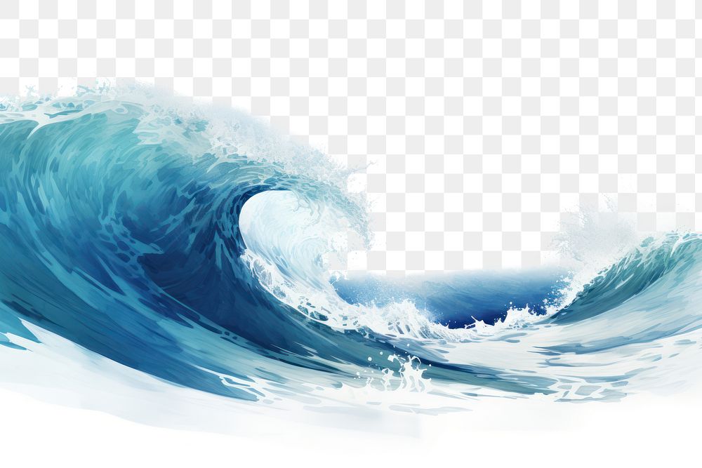 PNG Ocean nature wave sea. AI generated Image by rawpixel.