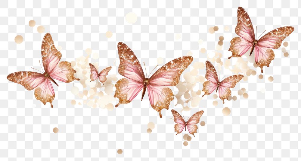 PNG Animal petal butterfly fragility. AI generated Image by rawpixel.