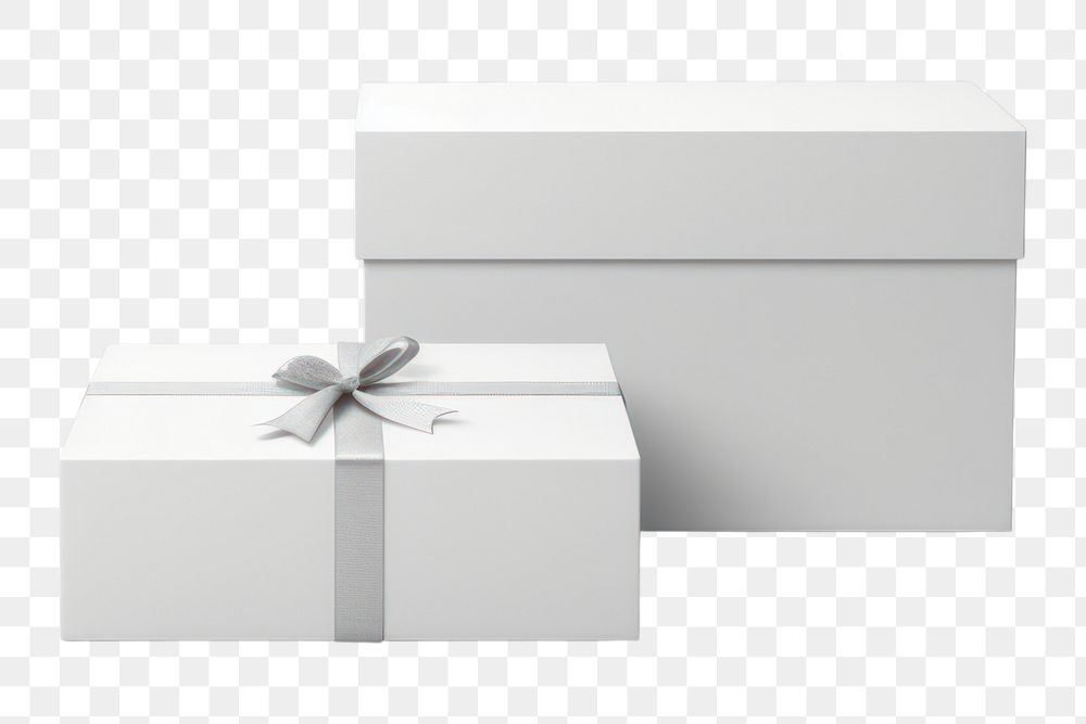 PNG Gift box white celebration. 