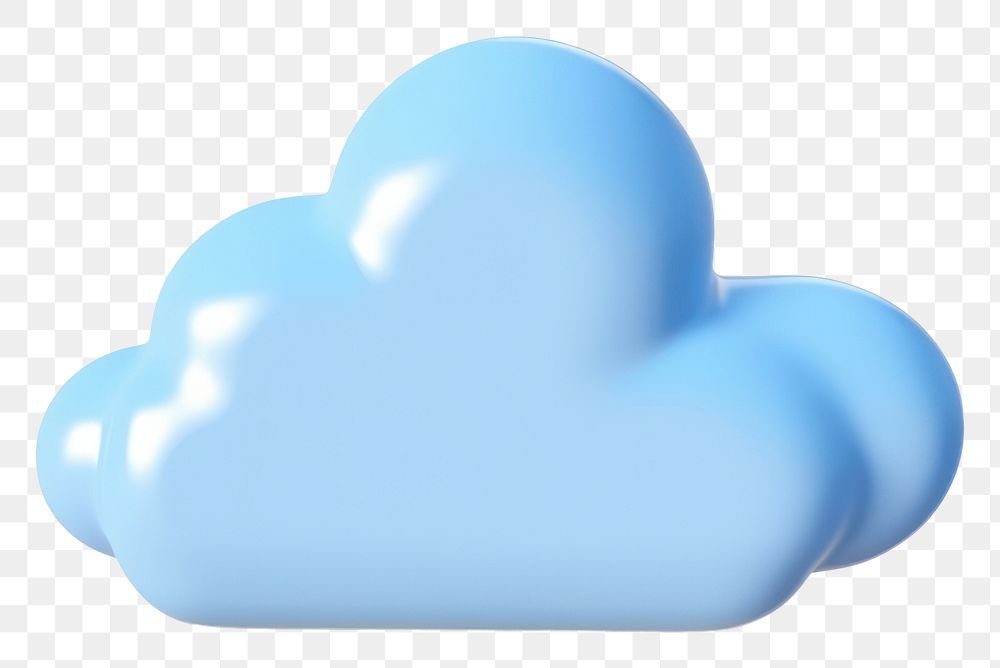 PNG Cloud white background turquoise balloon. AI generated Image by rawpixel.