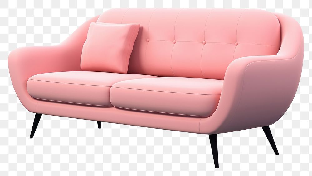 PNG Comfortable furniture armchair sofa. AI generated Image by rawpixel.