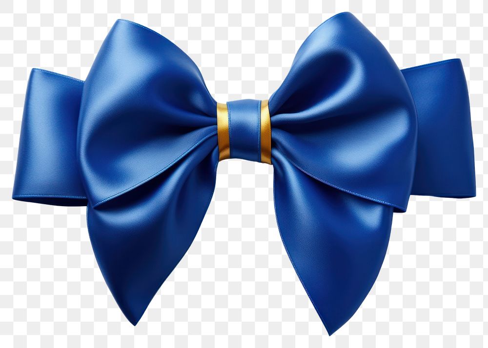 PNG Blue bow transparent background celebration. AI generated Image by rawpixel.