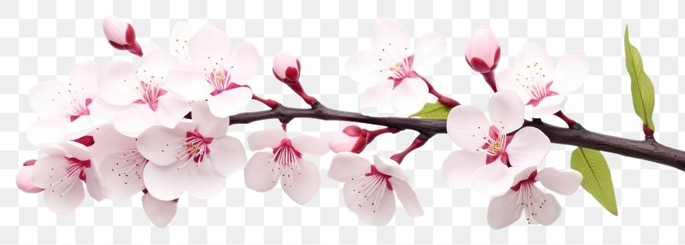 PNG Blossom flower branch cherry. AI generated Image by rawpixel.