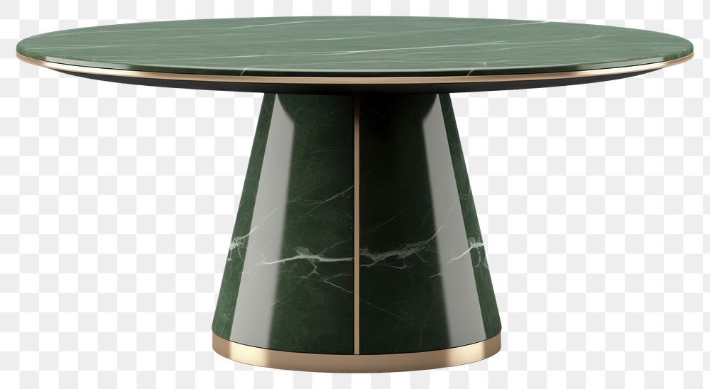 PNG Table furniture green transparent background. 