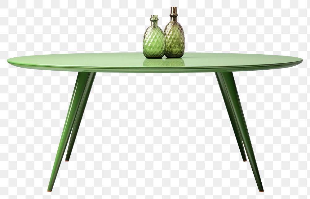 PNG Table furniture green transparent background. AI generated Image by rawpixel.