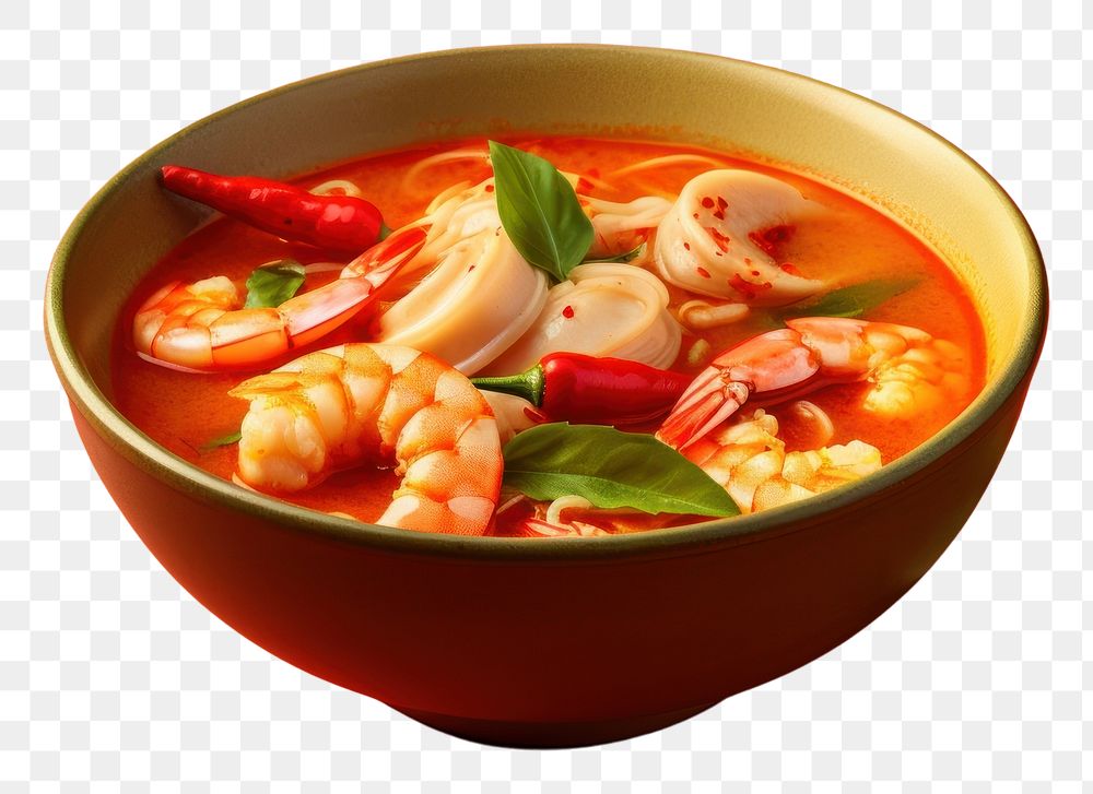 PNG Food soup bowl dish. AI generated Image by rawpixel.