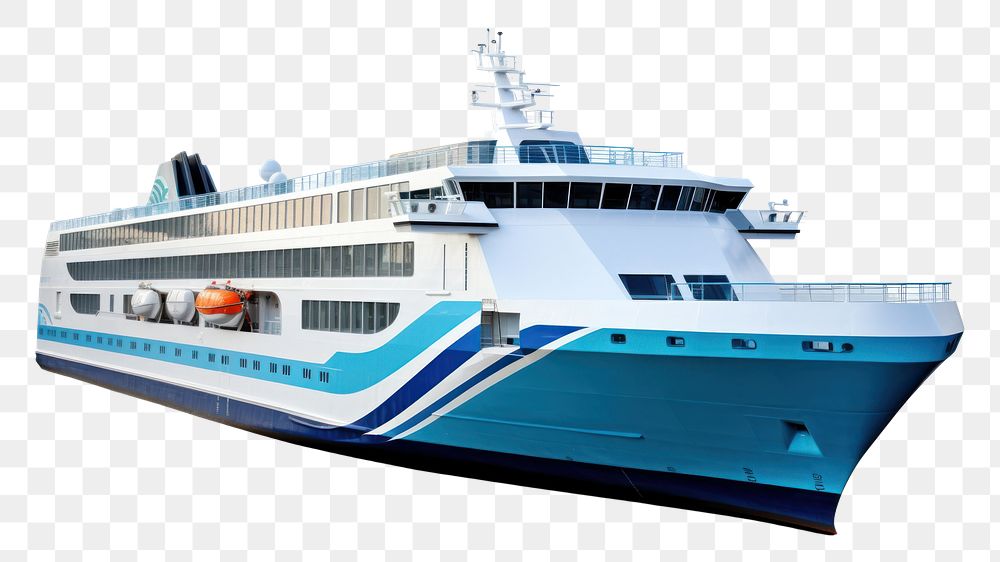 PNG Vehicle ferry yacht ship. 