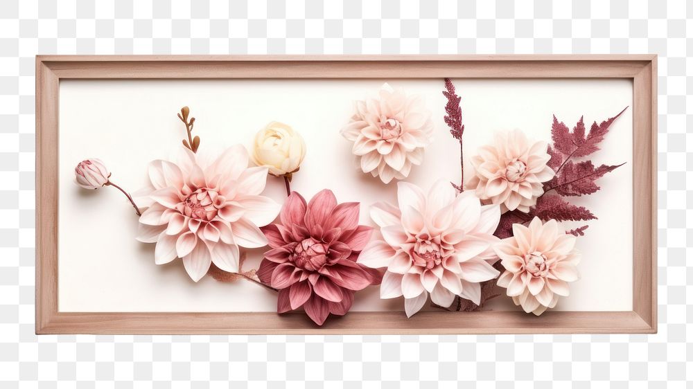 PNG Flower art dahlia plant. AI generated Image by rawpixel.