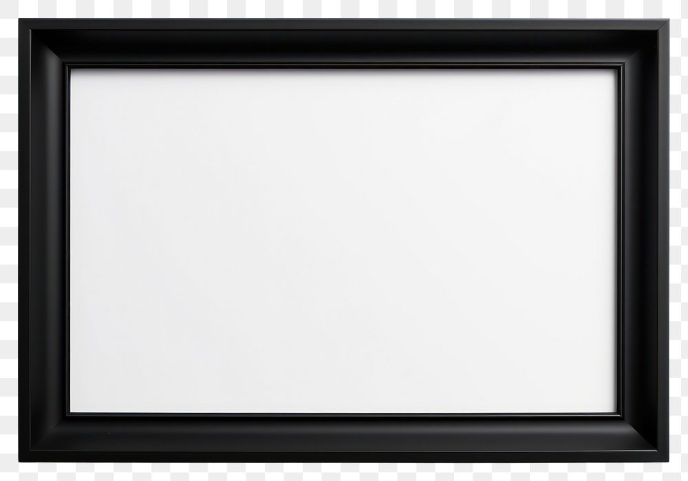 PNG screen frame black. 