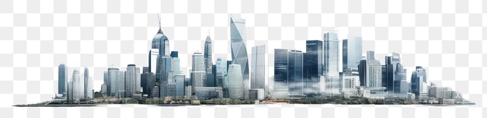 PNG Cityscape architecture waterfront metropolis. AI generated Image by rawpixel.