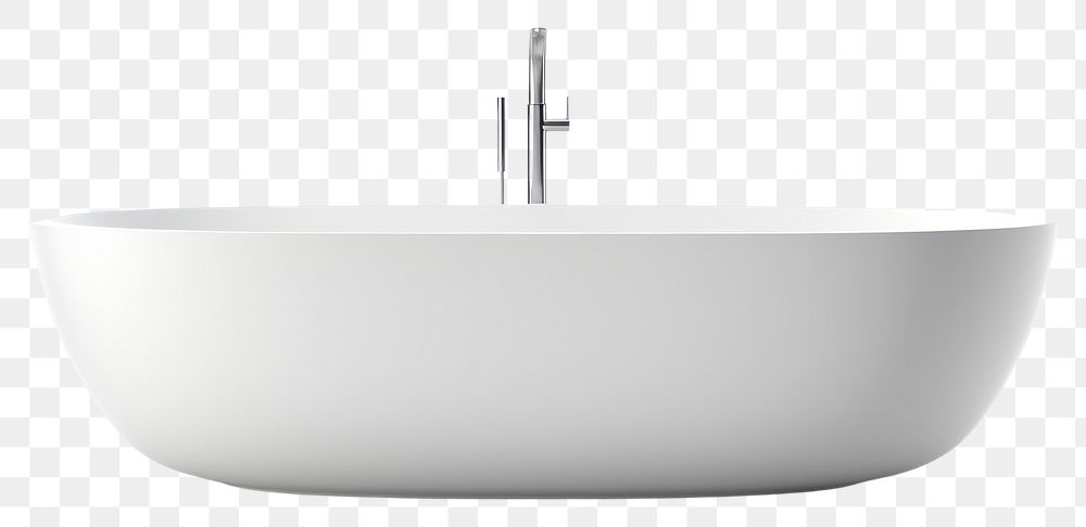 PNG Bathtub white transparent background simplicity. 