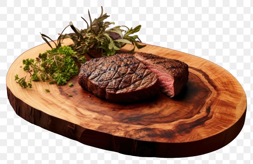 PNG Plate meat food beef. AI generated Image by rawpixel.