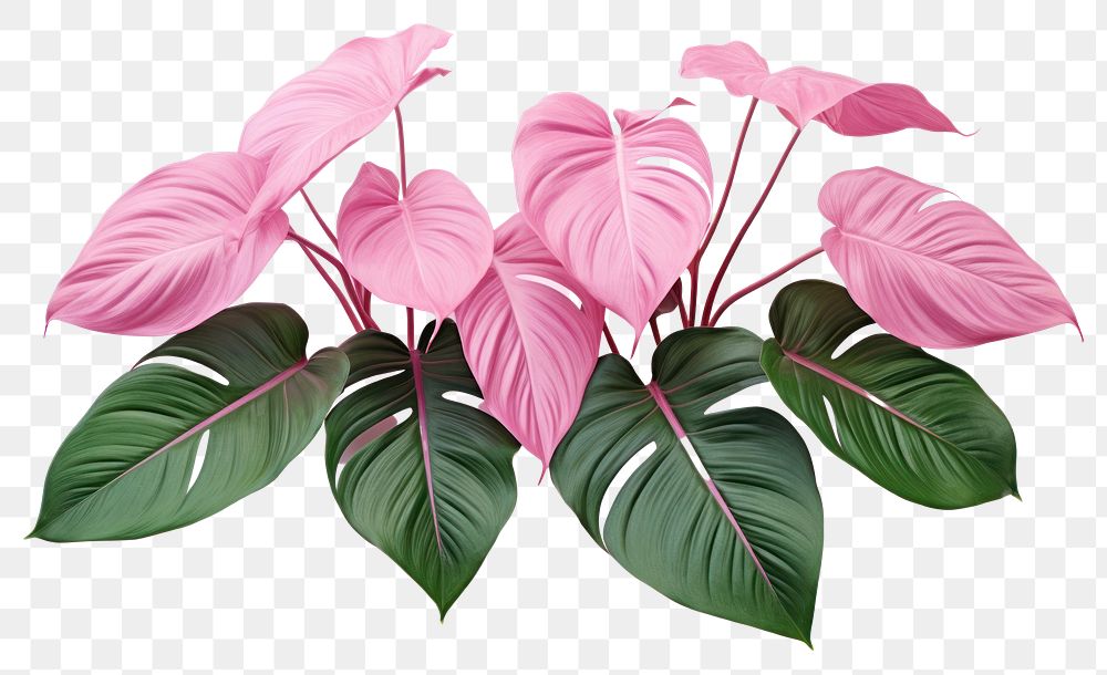 PNG Plant flower leaf pink. AI generated Image by rawpixel.