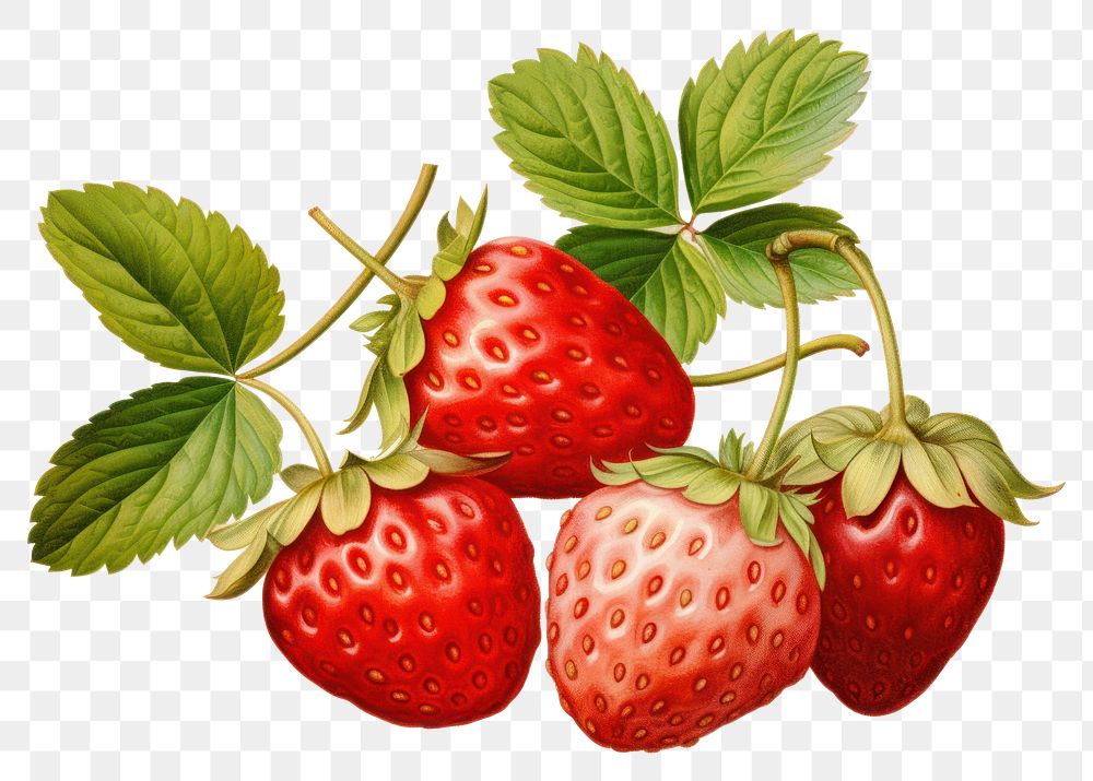 PNG Strawberry plant fruit food  