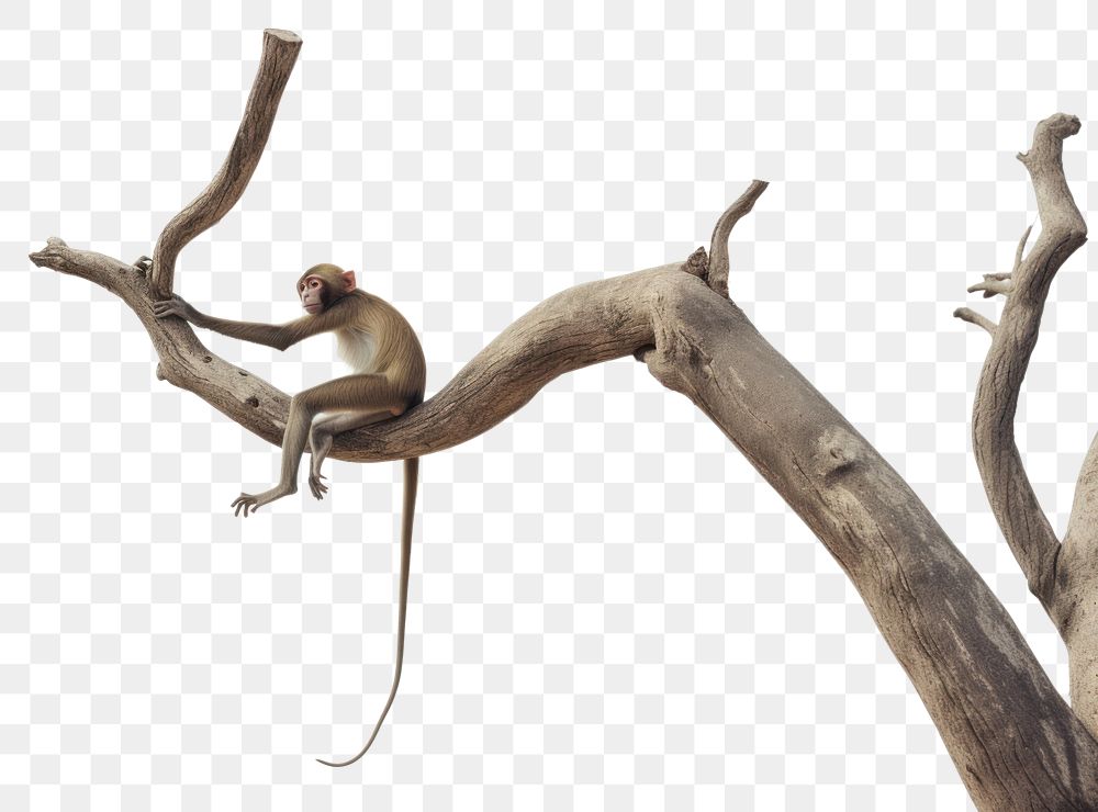 PNG Monkey wildlife animal mammal. AI generated Image by rawpixel.