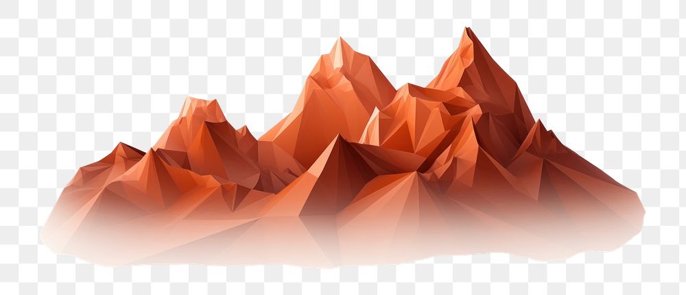 PNG Mountain nature white background mountain range. AI generated Image by rawpixel.