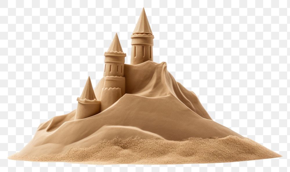 PNG Nature sand creativity sandcastle. AI generated Image by rawpixel.