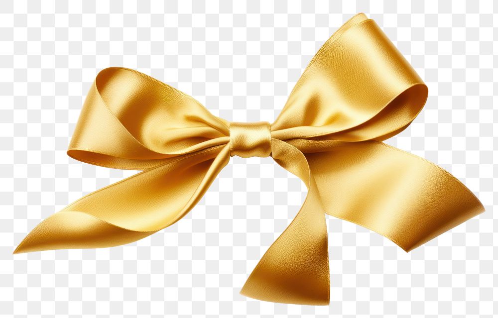 PNG Ribbon gold white background celebration