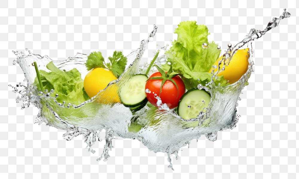 PNG Vegetable lettuce fruit lemon. AI generated Image by rawpixel.