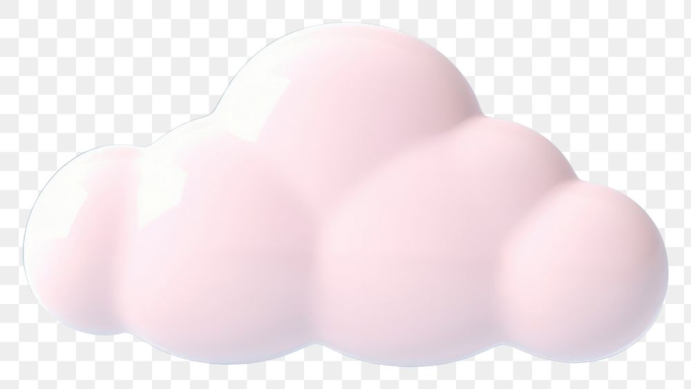 PNG Cloud simplicity softness balloon. AI generated Image by rawpixel.