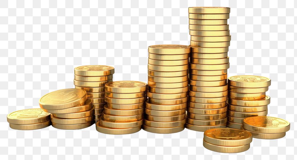 PNG Backgrounds money gold coin. AI generated Image by rawpixel.
