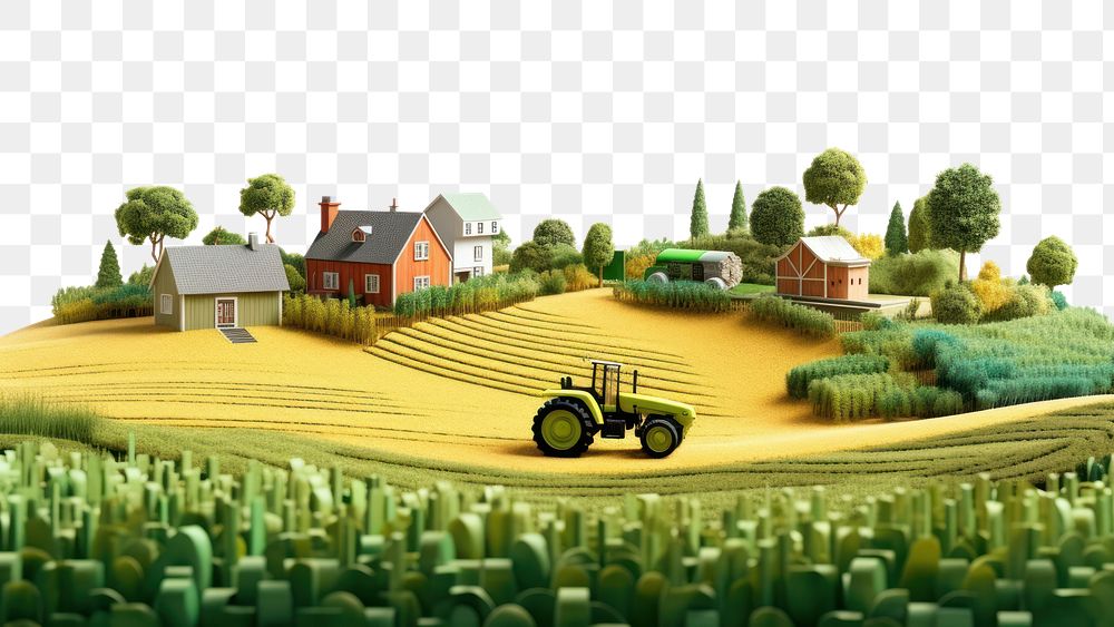PNG Agriculture landscape field outdoors. AI generated Image by rawpixel.