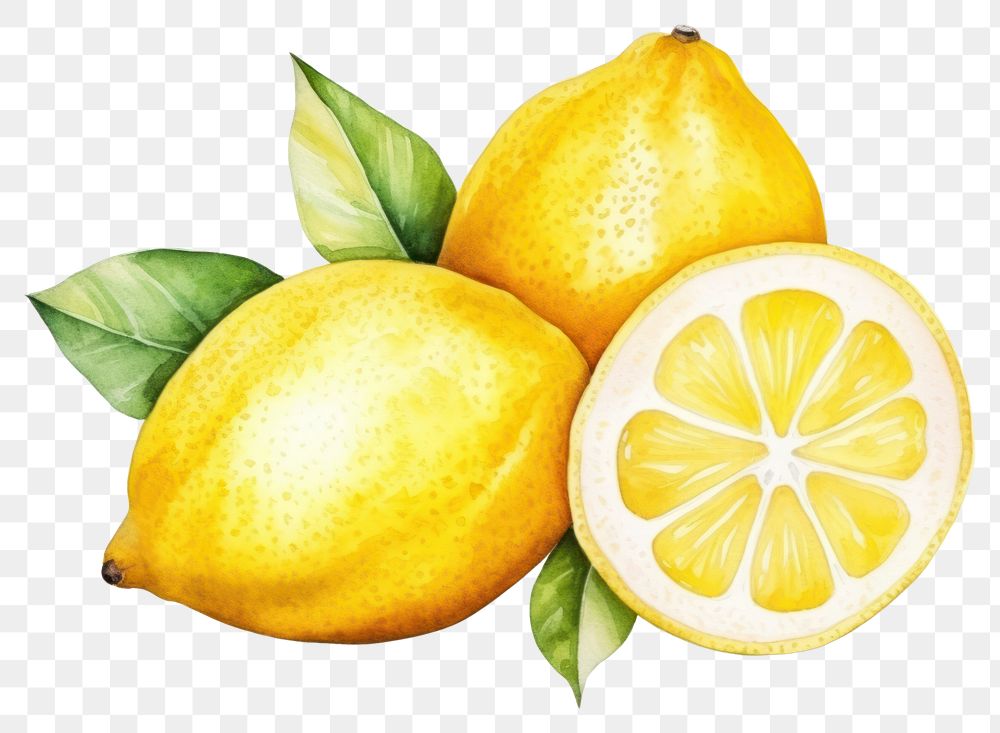 PNG Lemon grapefruit plant food. AI generated Image by rawpixel.