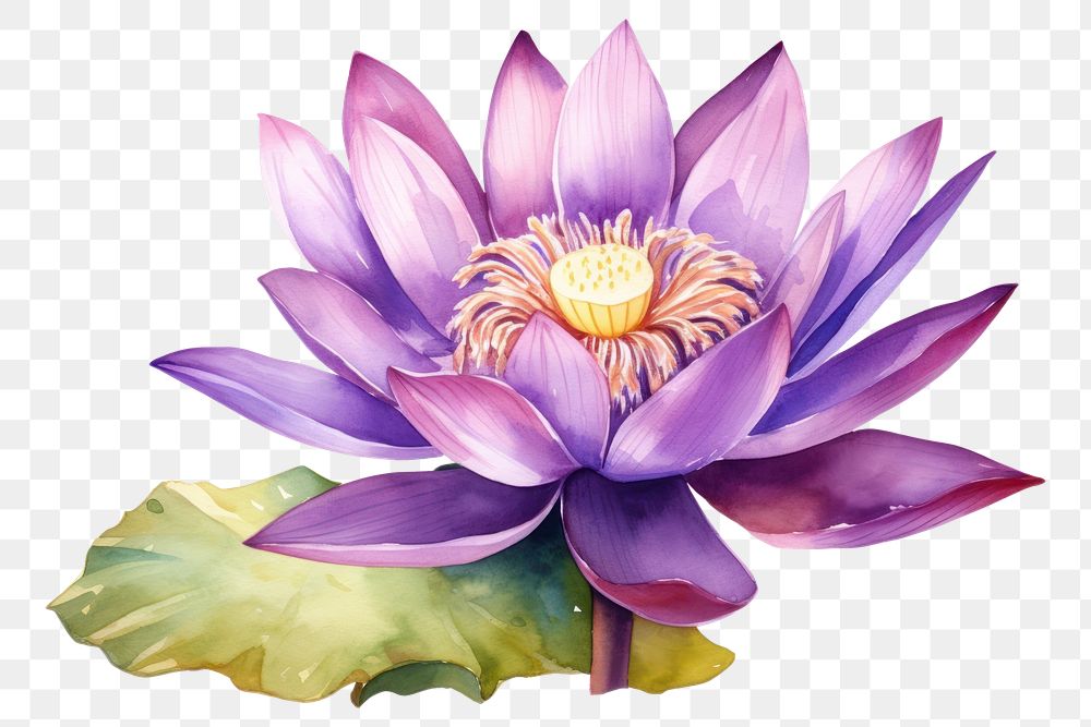 PNG Flower purple plant lily. AI generated Image by rawpixel.
