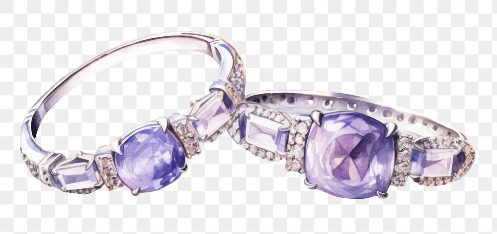 PNG Amethyst gemstone jewelry accessories. 