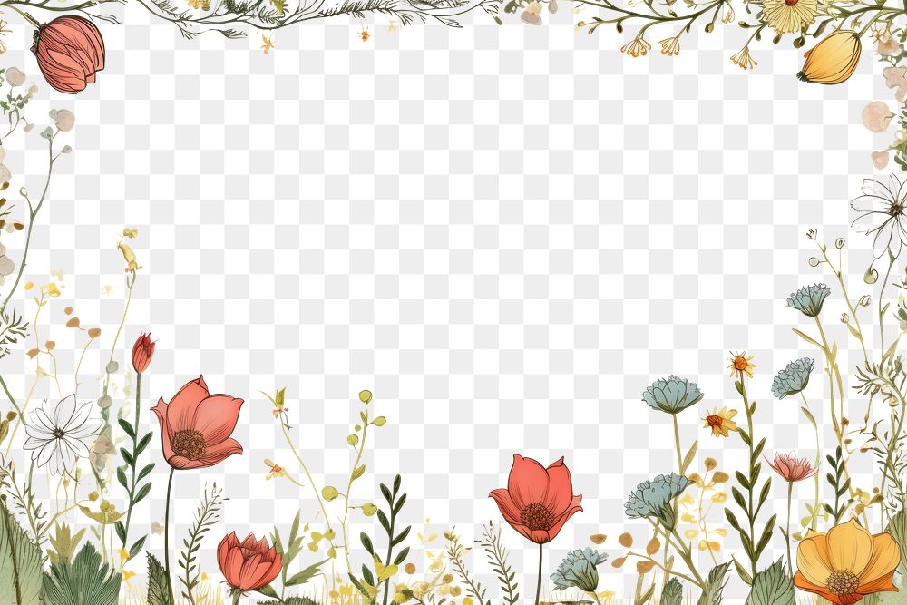 PNG Flower backgrounds pattern plant. AI generated Image by rawpixel.