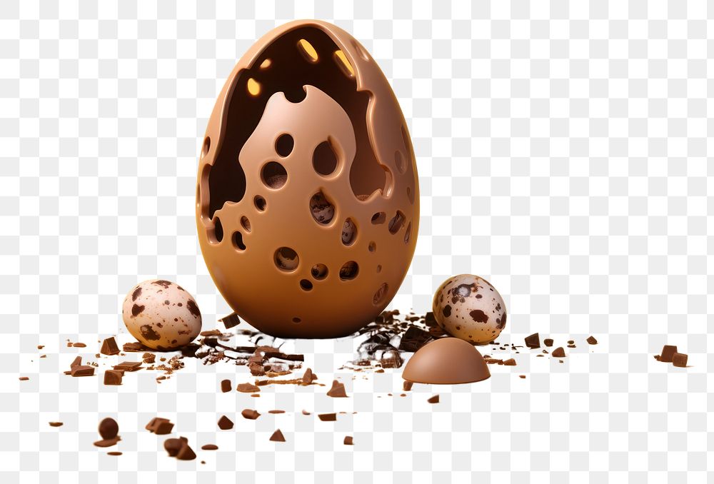 PNG Egg chocolate yellow easter. AI generated Image by rawpixel.