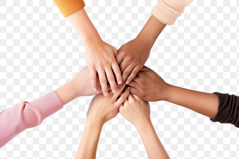 PNG Adult hand togetherness friendship. AI generated Image by rawpixel.