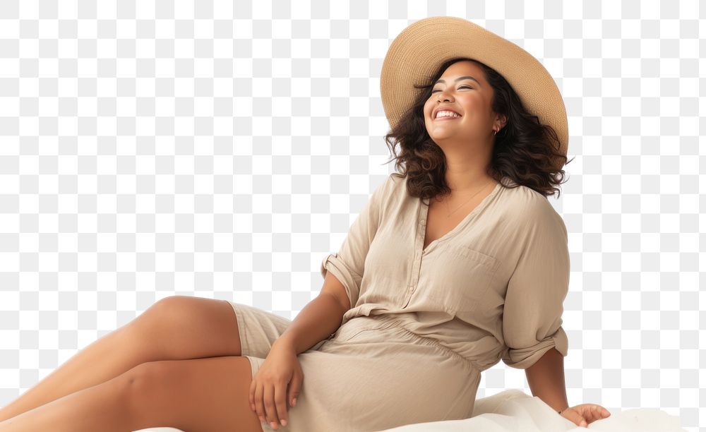 PNG Laughing sitting female smile. AI generated Image by rawpixel.