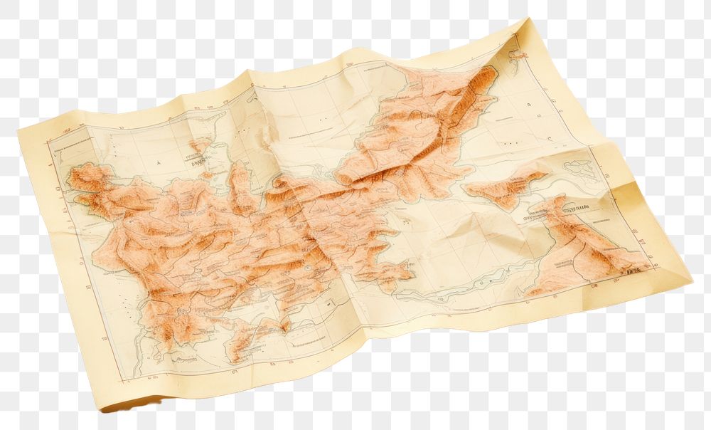 PNG Map paper transparent background topography. 