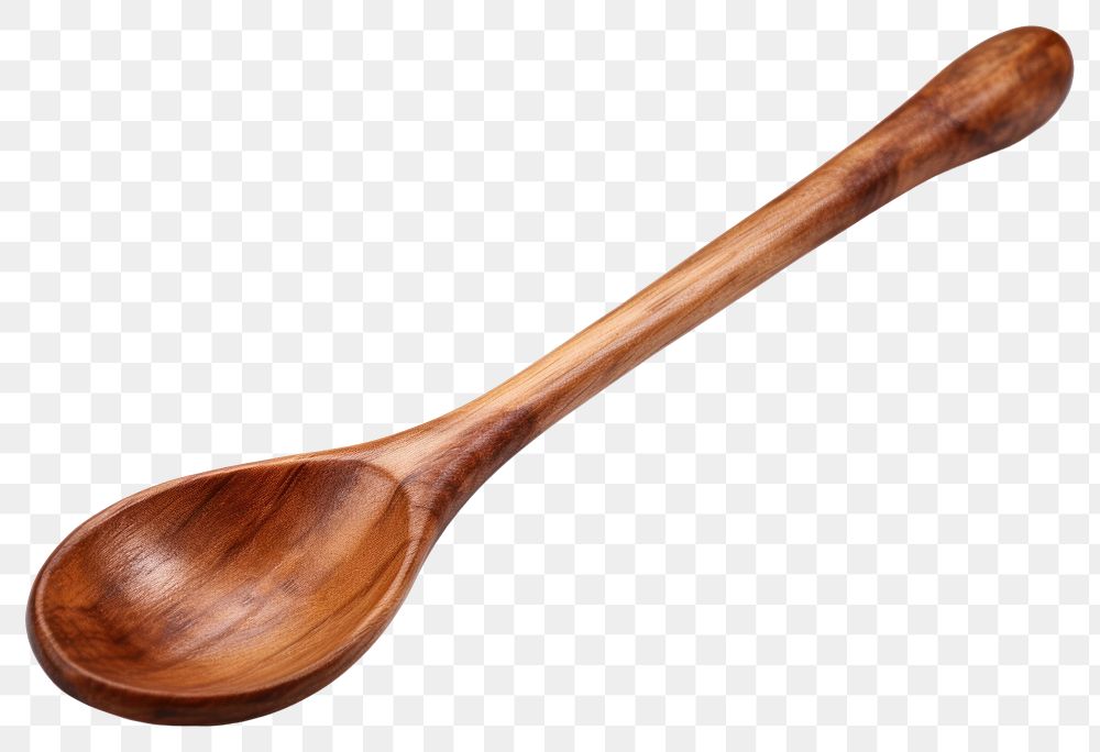 PNG Ladle spoon wood white background. AI generated Image by rawpixel.