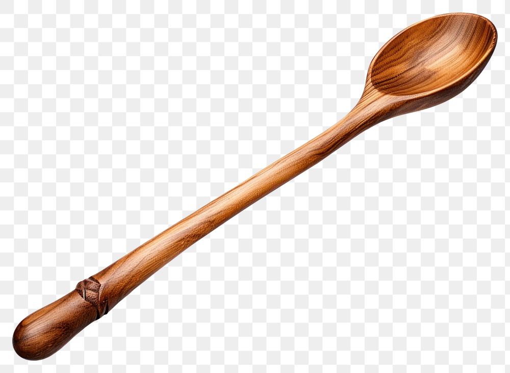 PNG Spoon ladle wood white background. AI generated Image by rawpixel.