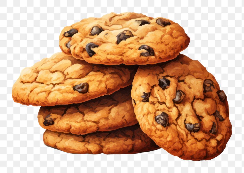 PNG Oatmeal Raisin Cookies cookie raisin food. AI generated Image by rawpixel.
