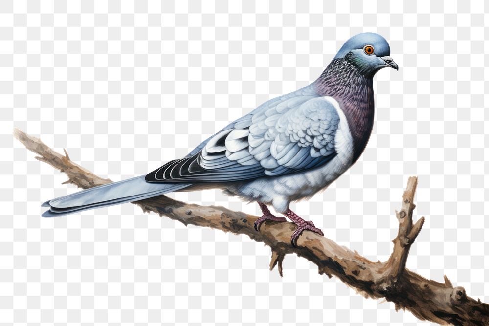 PNG Animal pigeon bird wildlife. AI generated Image by rawpixel.