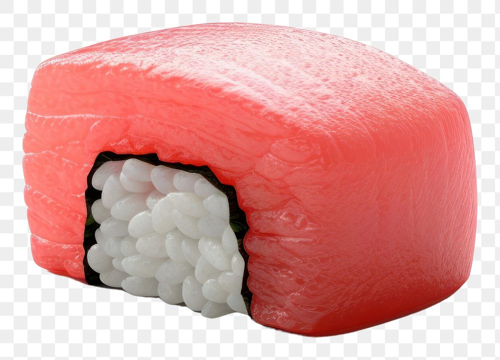 PNG Sushi food rice white background. AI generated Image by rawpixel.