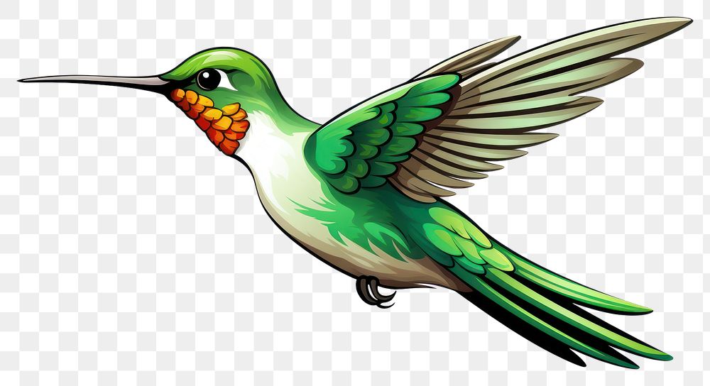 PNG Hummingbird animal beak creativity. AI generated Image by rawpixel.