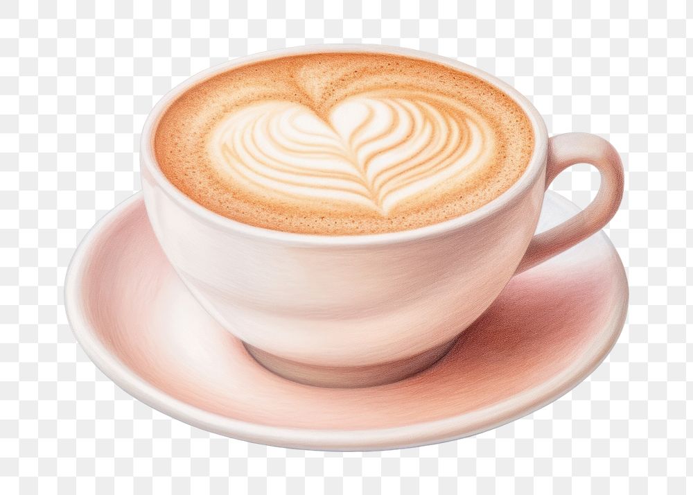 Coffee saucer latte drink