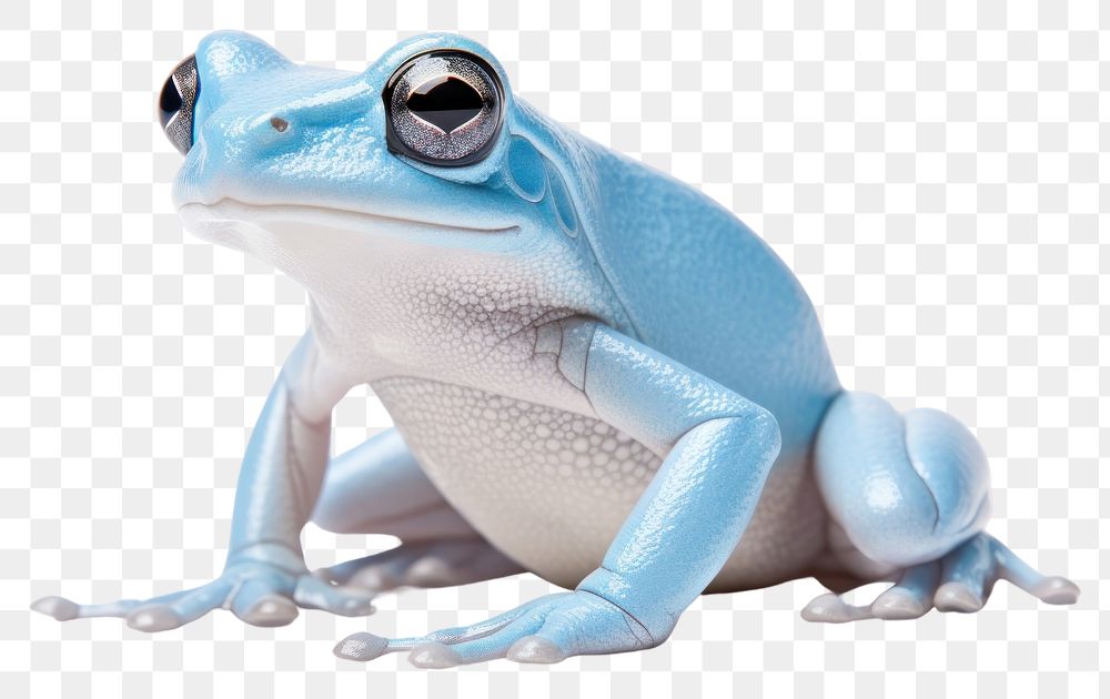 PNG Baby white tree frog amphibian wildlife animal. AI generated Image by rawpixel.