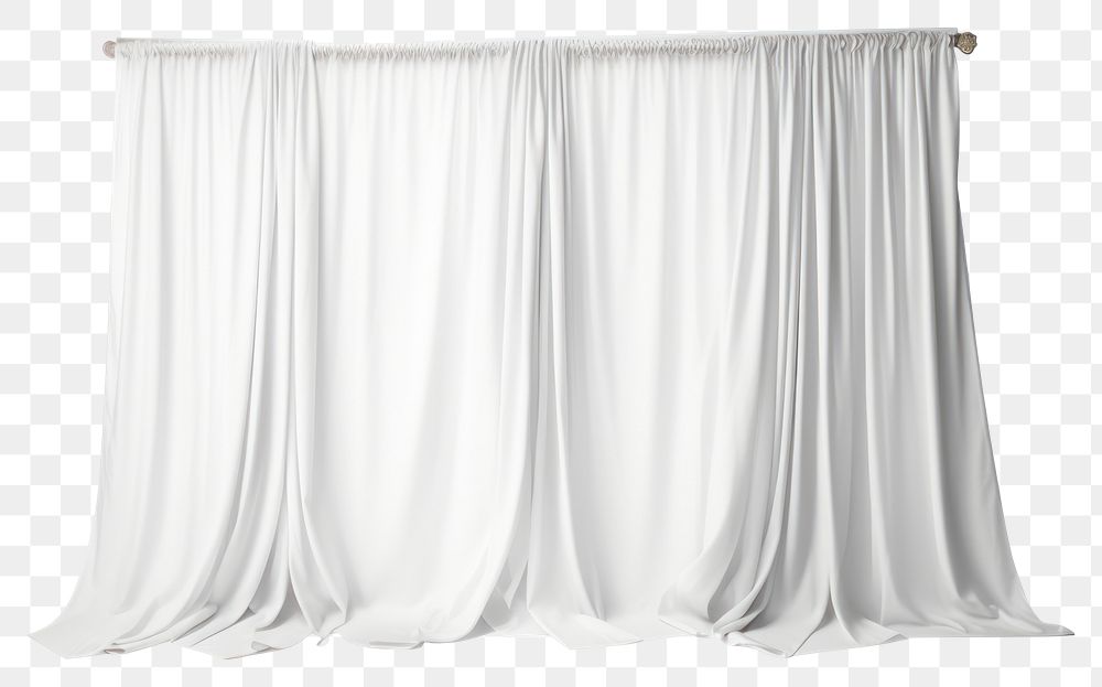 PNG Curtain white gown transparent background