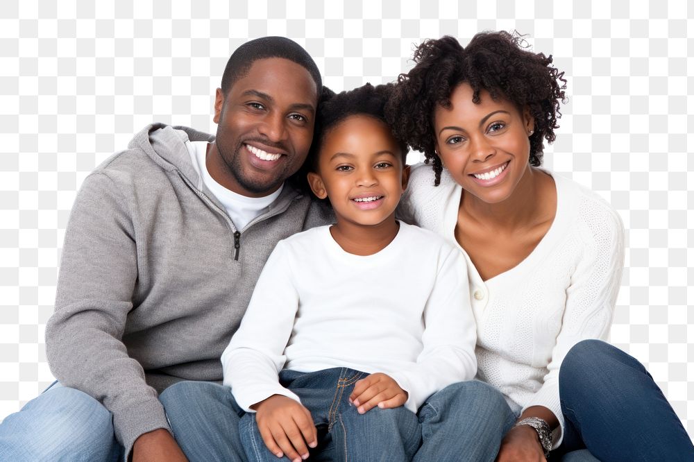 PNG Portrait sitting family adult