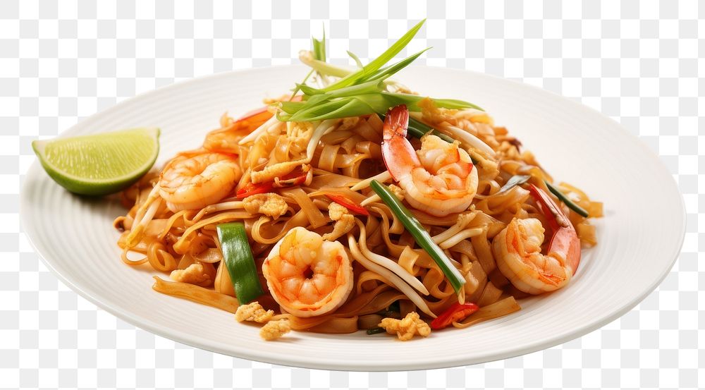 PNG Noodle seafood shrimp pasta. AI generated Image by rawpixel.