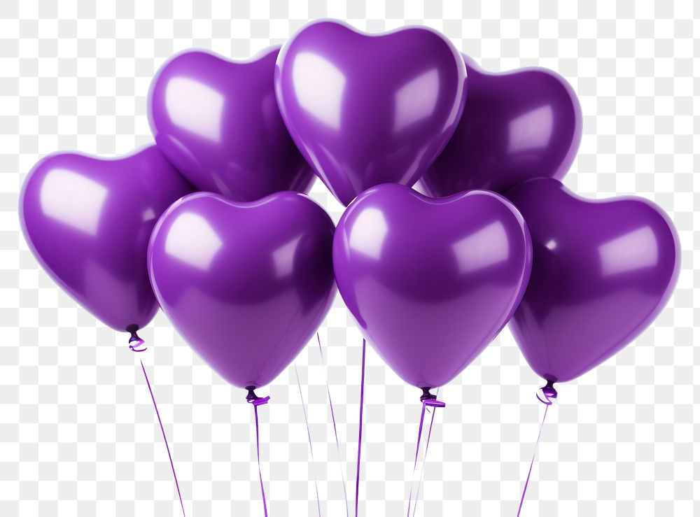 PNG Balloon purple anniversary celebration. AI generated Image by rawpixel.