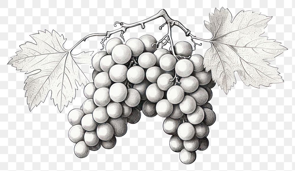 PNG Grapes plant food refreshment. AI generated Image by rawpixel.