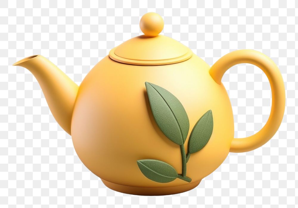 PNG  Tea teapot refreshment porcelain. AI generated Image by rawpixel.