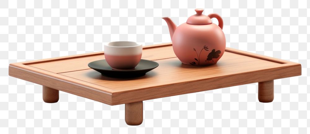 PNG Coffee table furniture teapot mug. AI generated Image by rawpixel.